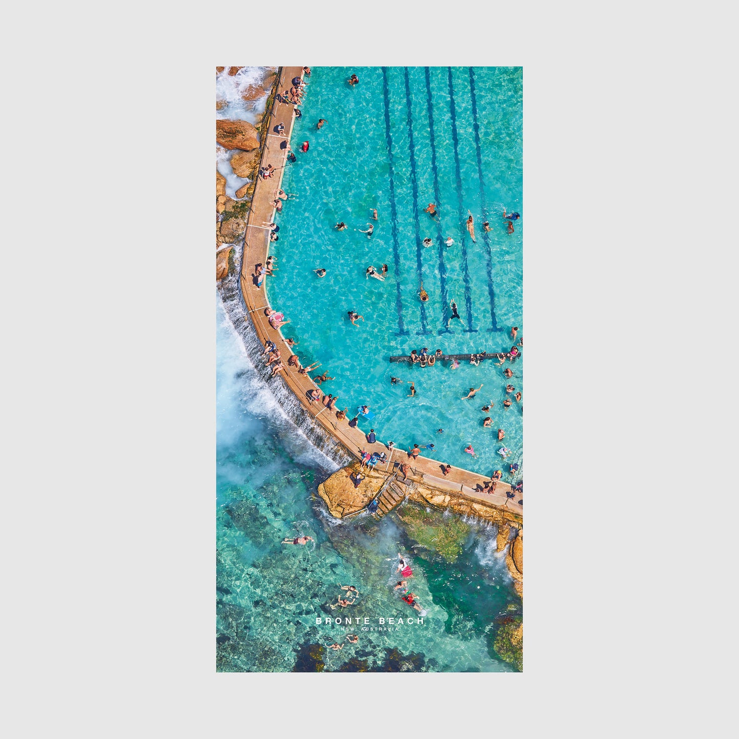 Bronte Baths Quick-Dry Beach Towel
