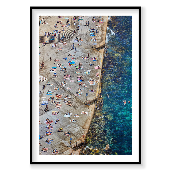 Clovelly Stairs, Portrait Print