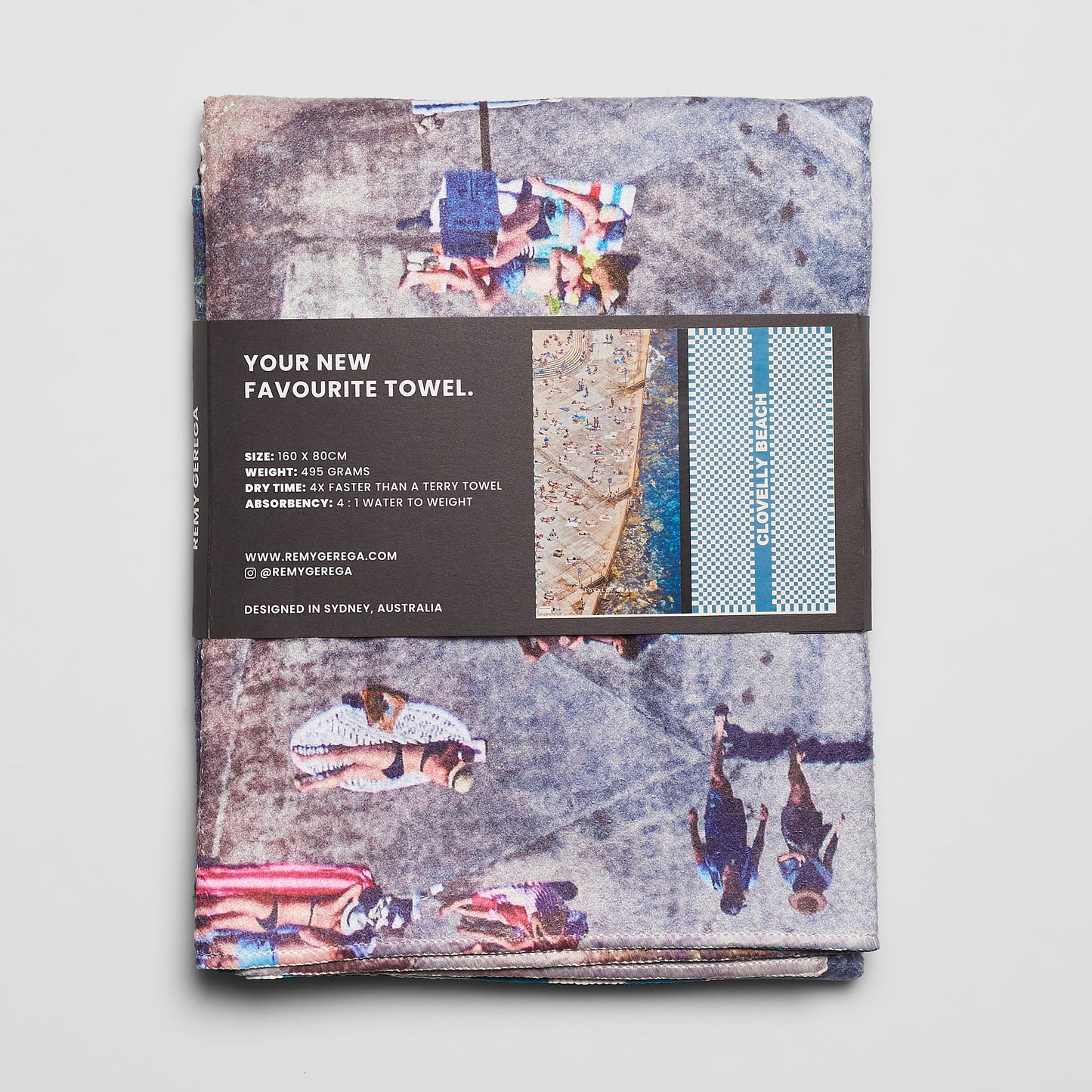 Clovelly Quick-Dry Beach Towel