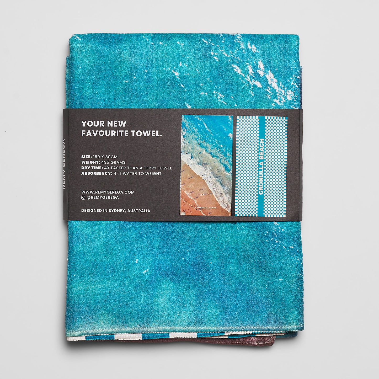 Cronulla Beach Quick-Dry Beach Towel