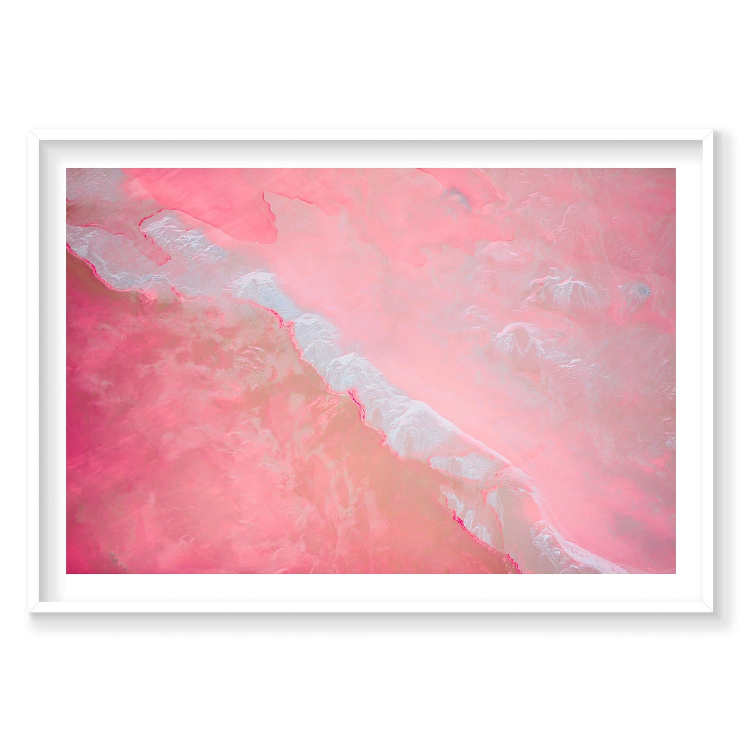 Watercolour, Hutt Lagoon, Horizontal Print