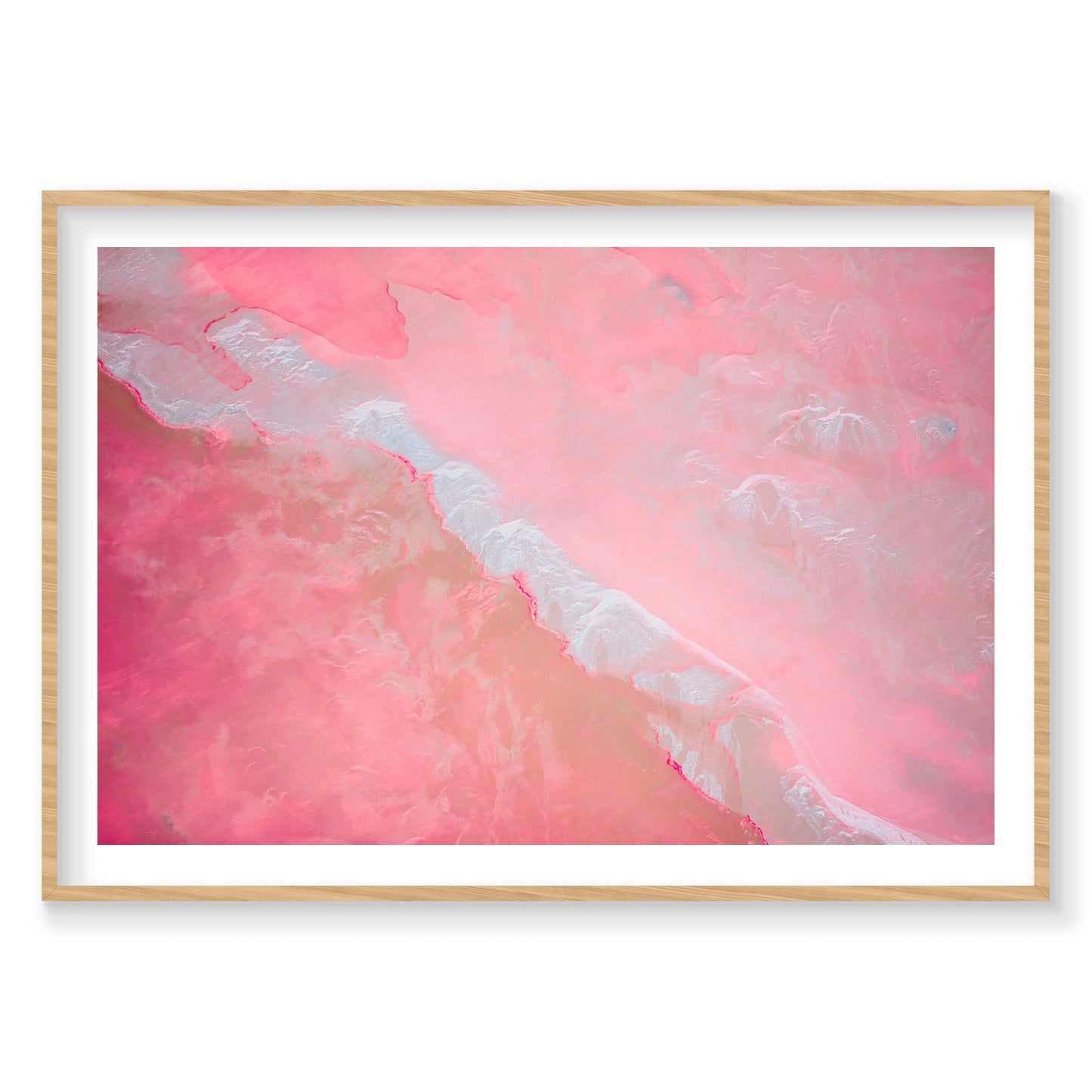 Watercolour, Hutt Lagoon, Horizontal Print