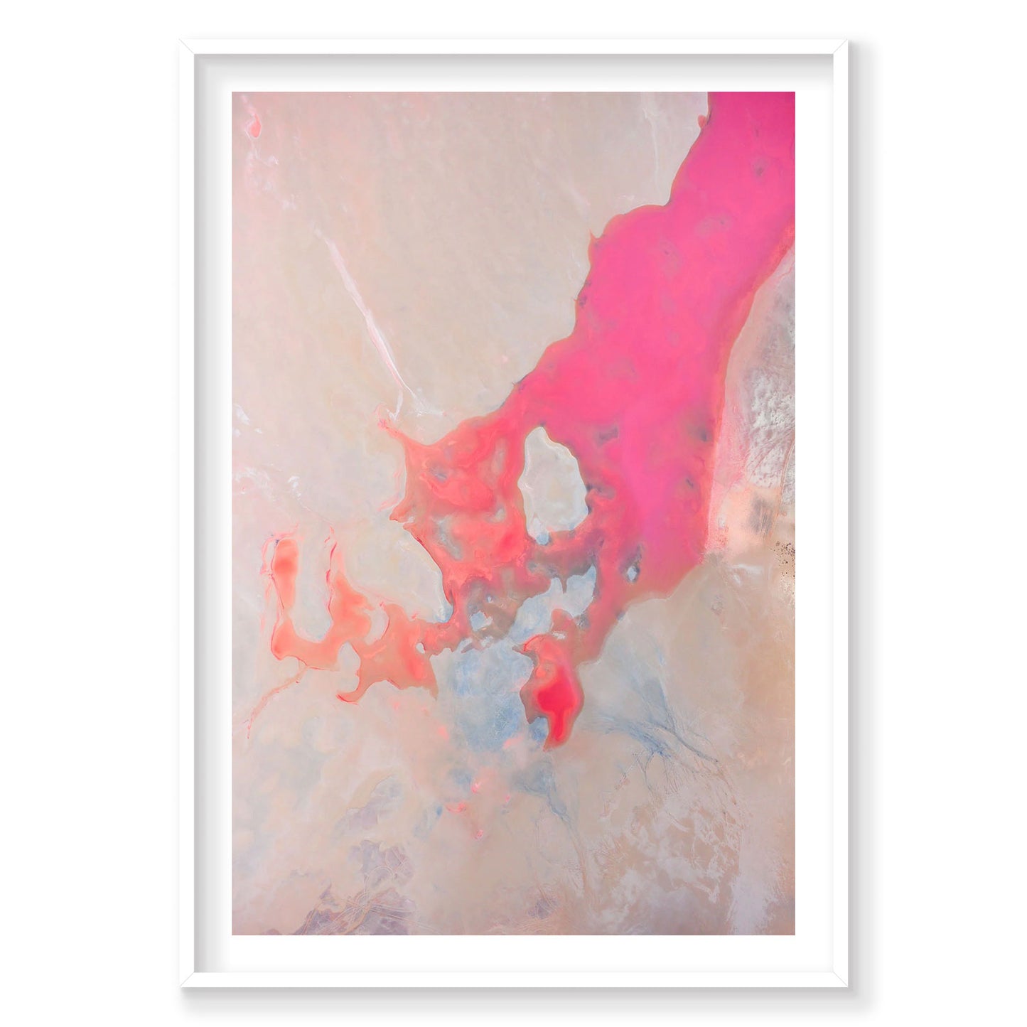 Splatter, Hutt Lagoon, Vertical Print