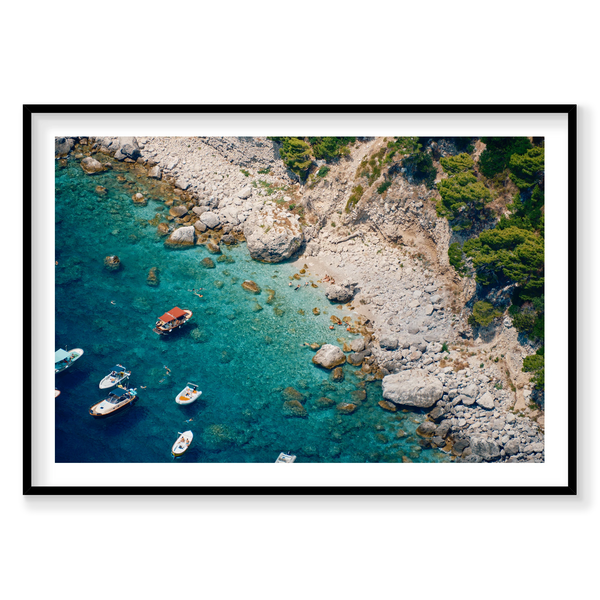 Just One More Swim, Capri, Horizontal Print
