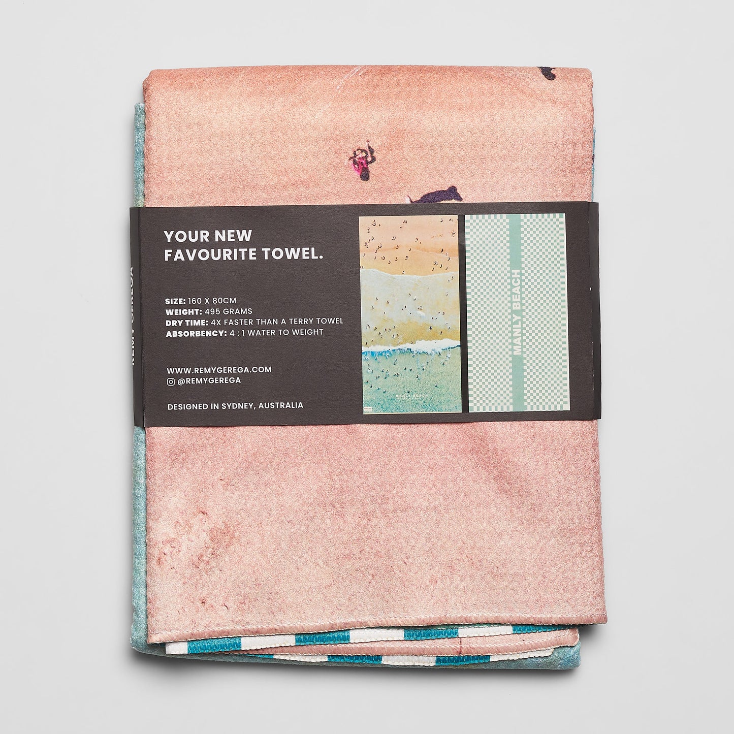 Manly Beach Quick-Dry Beach Towel