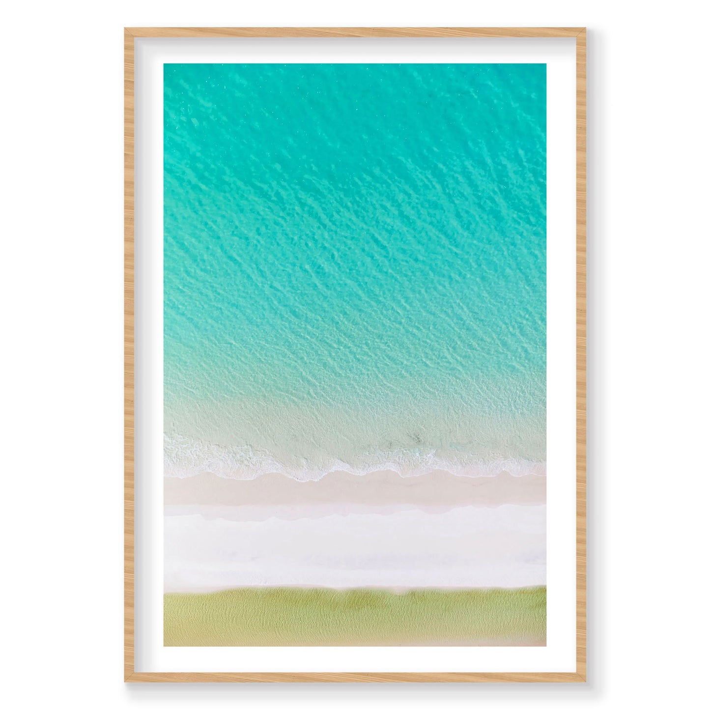 Layers, Whitehaven Beach, Vertical Print