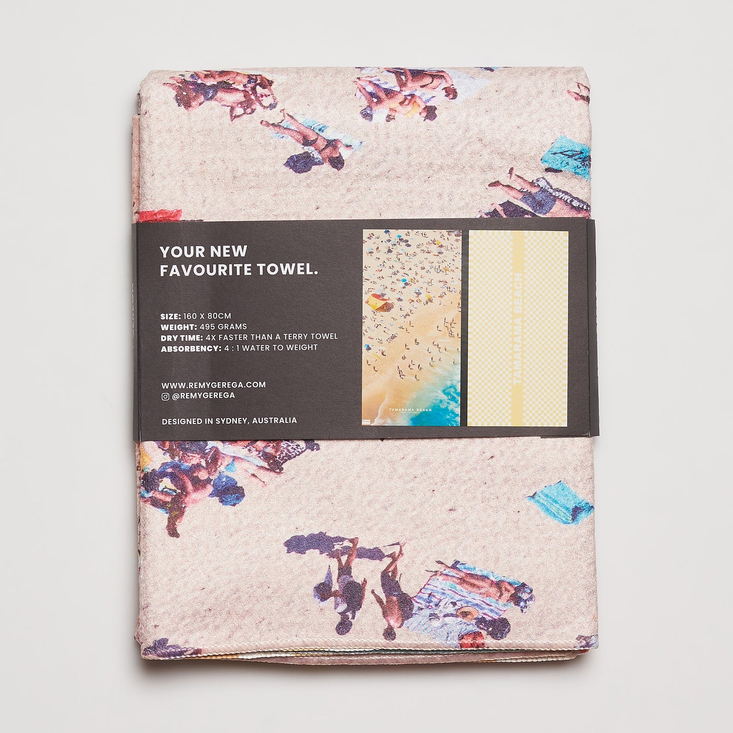 Tamarama Beach Quick-Dry Beach Towel