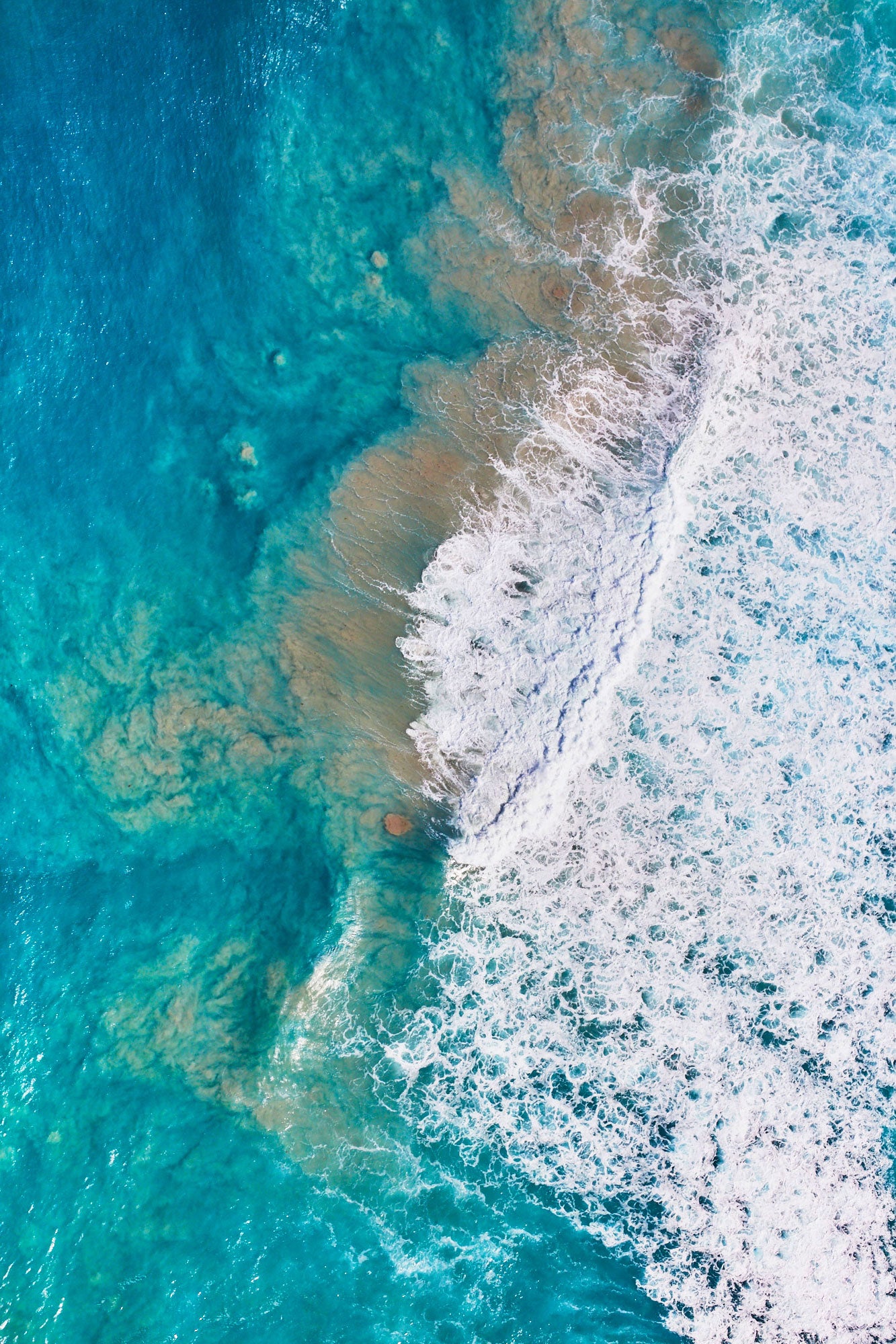 Whitewash, Kalbarri, Vertical Print
