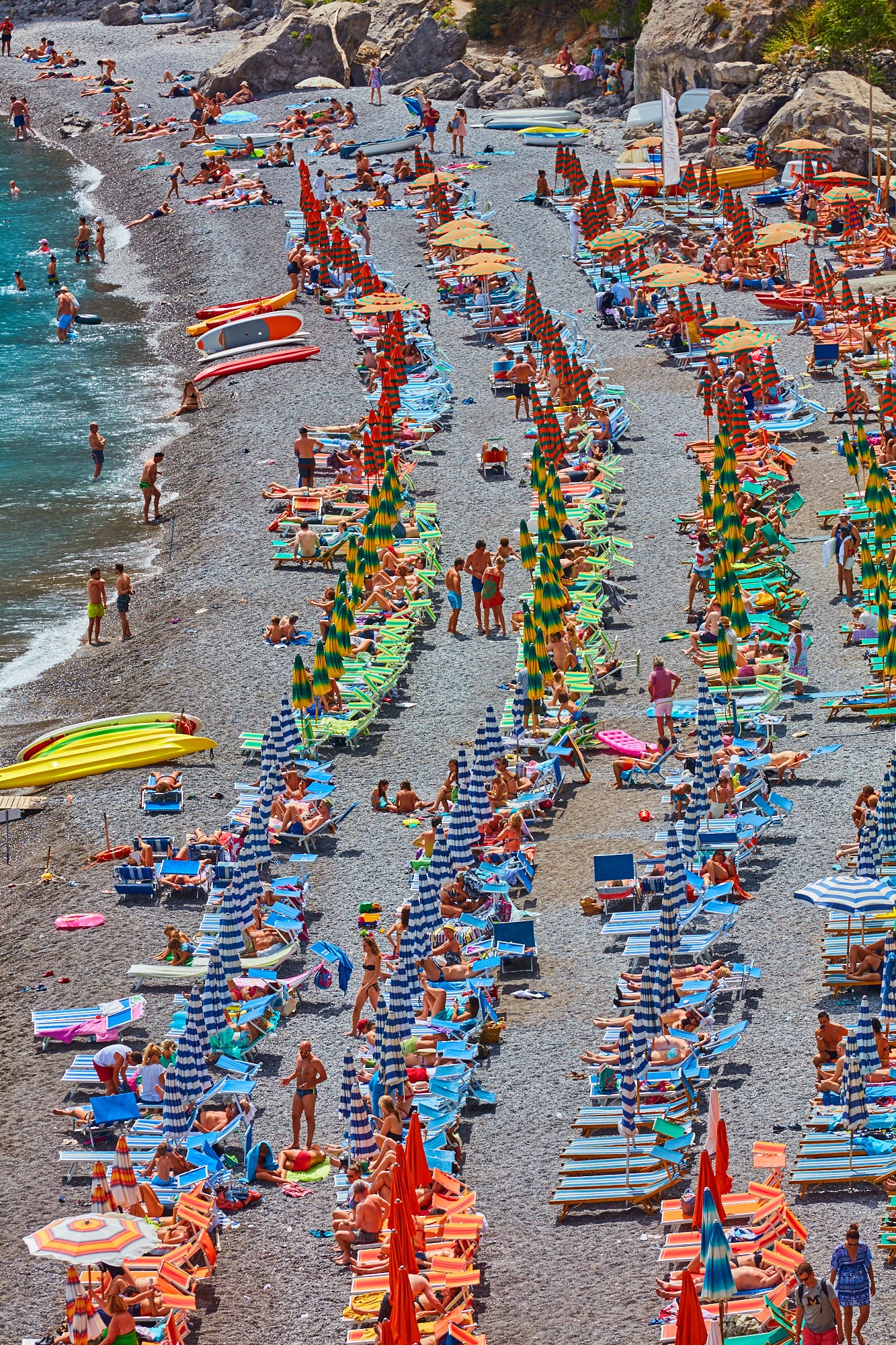 Fornillo Beach, Amalfi Coast, Vertical Print