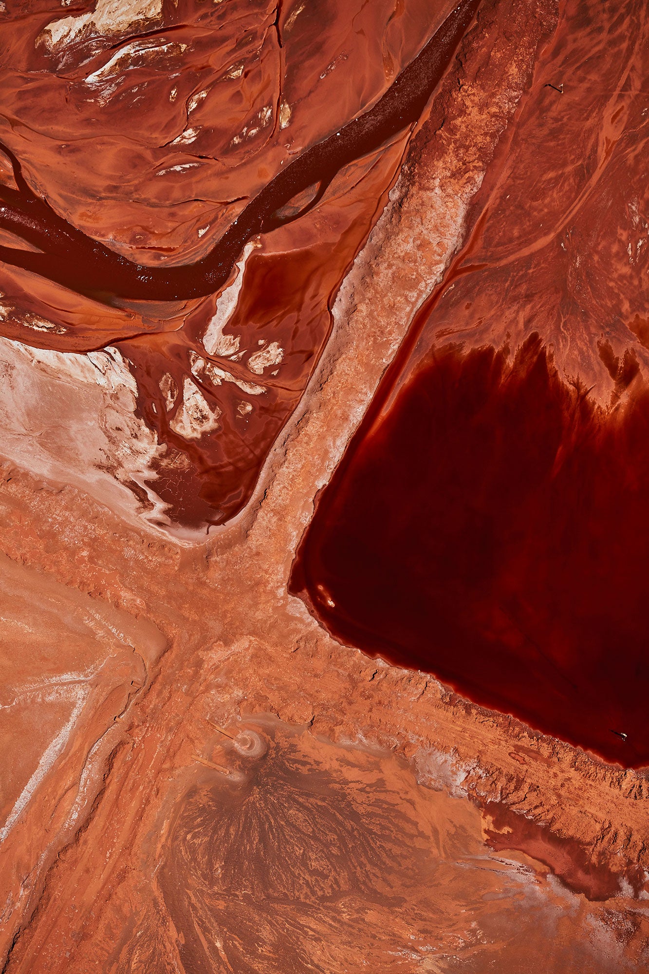 Caustic, Western Australia, Vertical Print