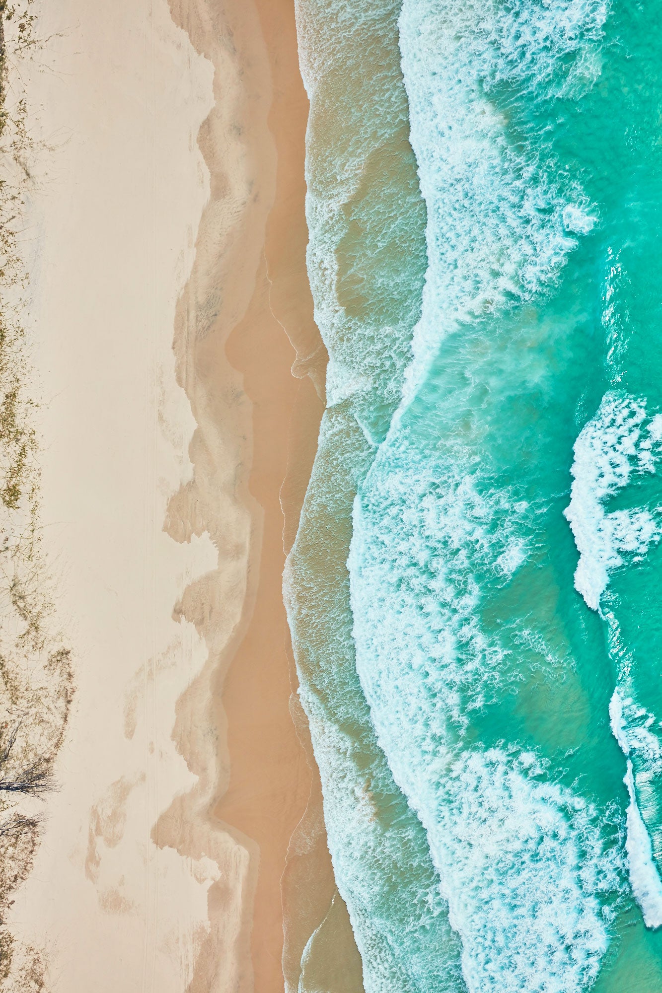 Waves, Byron Bay, Vertical Print