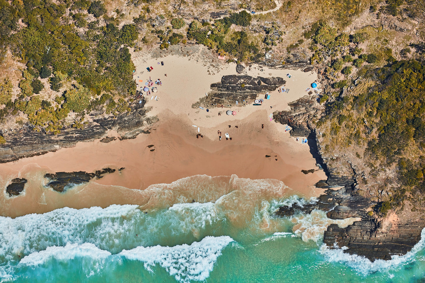 Oar Beach, Byron Bay, Horizontal Print