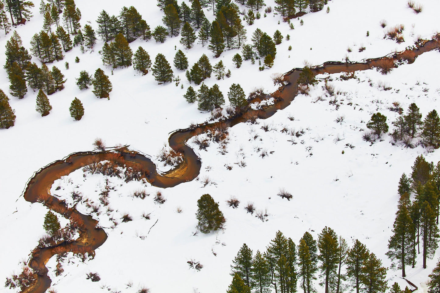 Rivers, Lake Tahoe, Horizontal Print