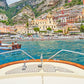 Positano Boats, Amalfi Coast, Horizontal Print