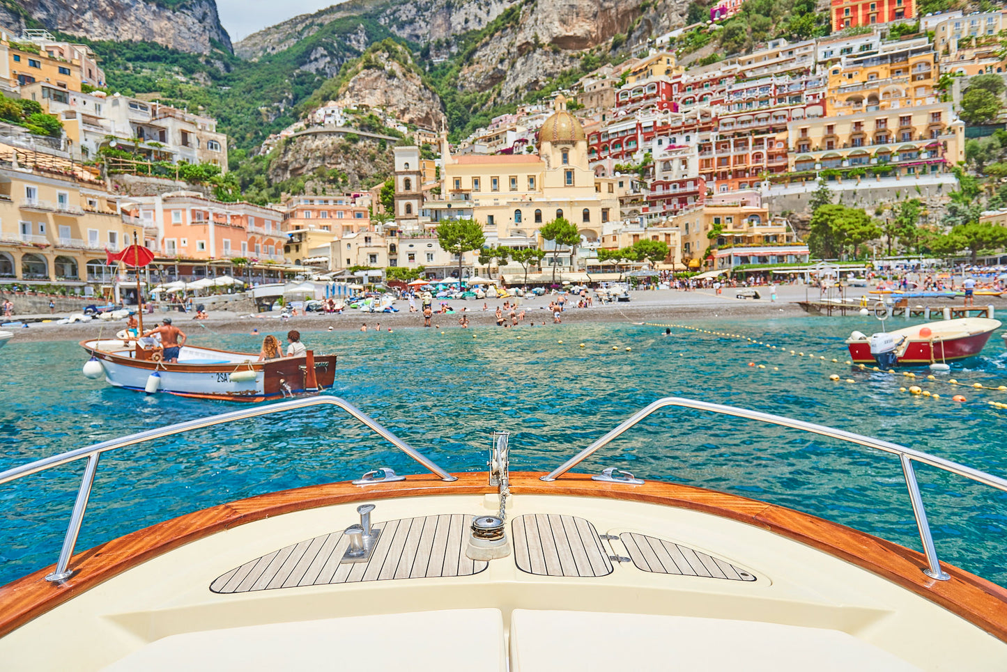 Positano Boats, Amalfi Coast, Horizontal Print