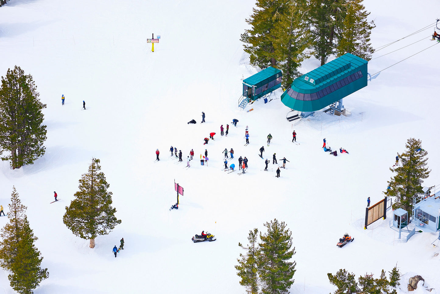 Chairlift, Lake Tahoe, Horizontal Print