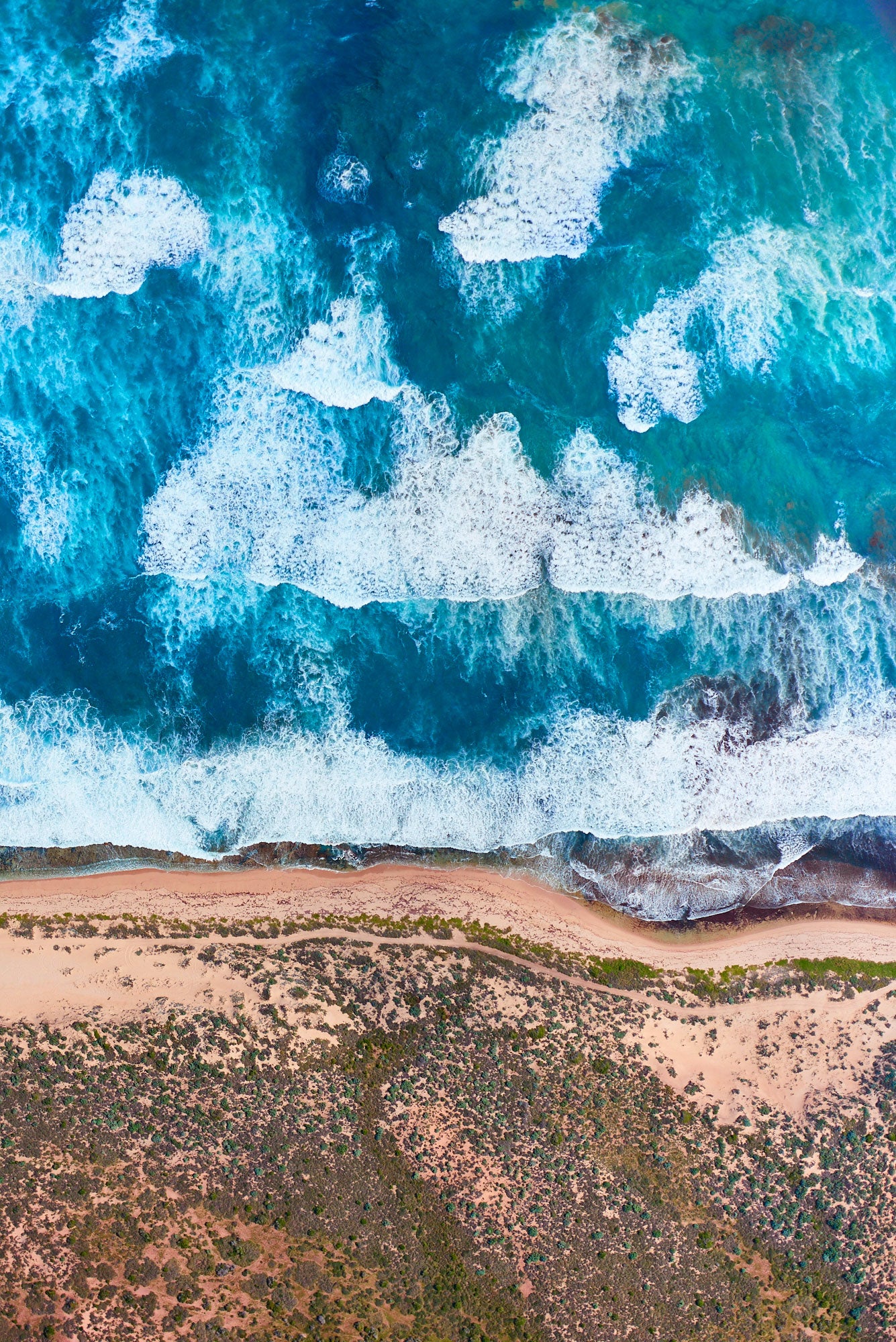 Layered, Kalbarri, Vertical Print