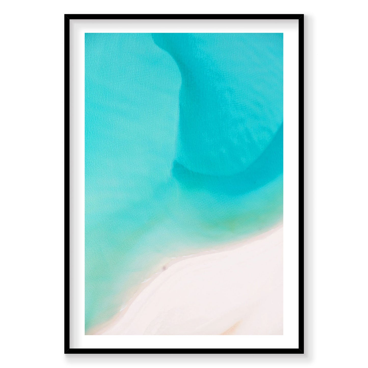 Currents, Whitehaven Beach, Vertical Print