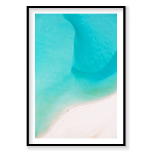 Currents, Whitehaven Beach, Vertical Print