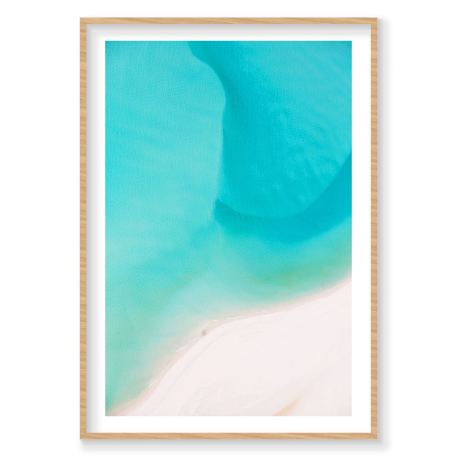 Currents, Whitehaven Beach, Vertical Print