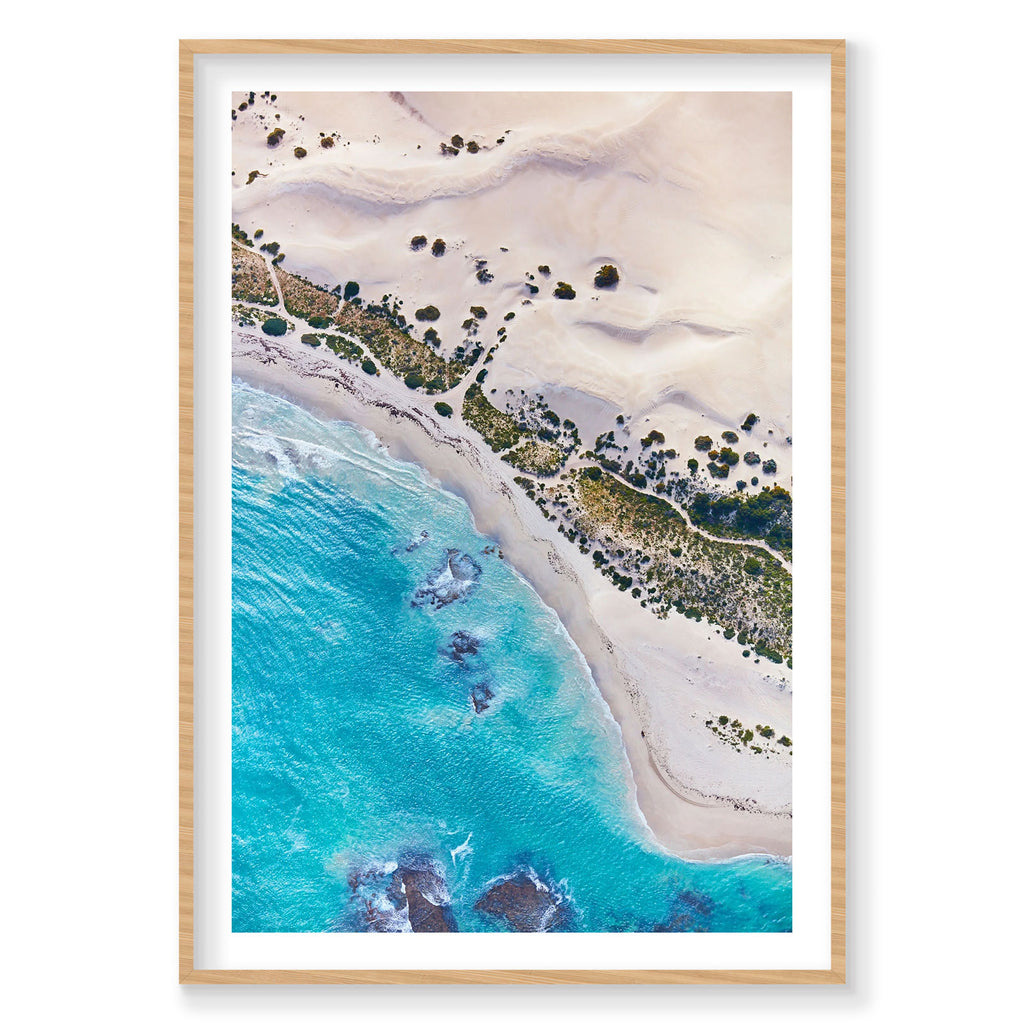 Blue Coast, Kalbarri, Vertical Print