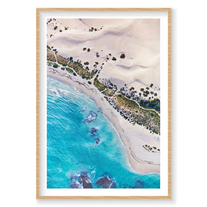 Blue Coast, Kalbarri, Vertical Print