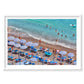 Positano Swimmers, Amalfi Coast, Horizontal Print