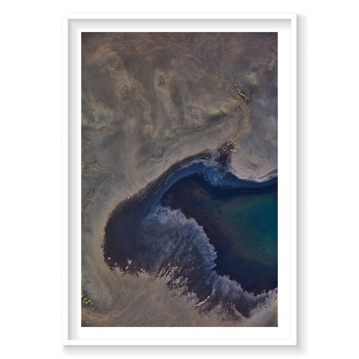 Moonscape, Iceland, Vertical Print