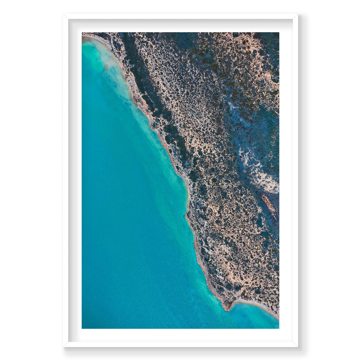 Coastline, Carrarang, Vertical Print