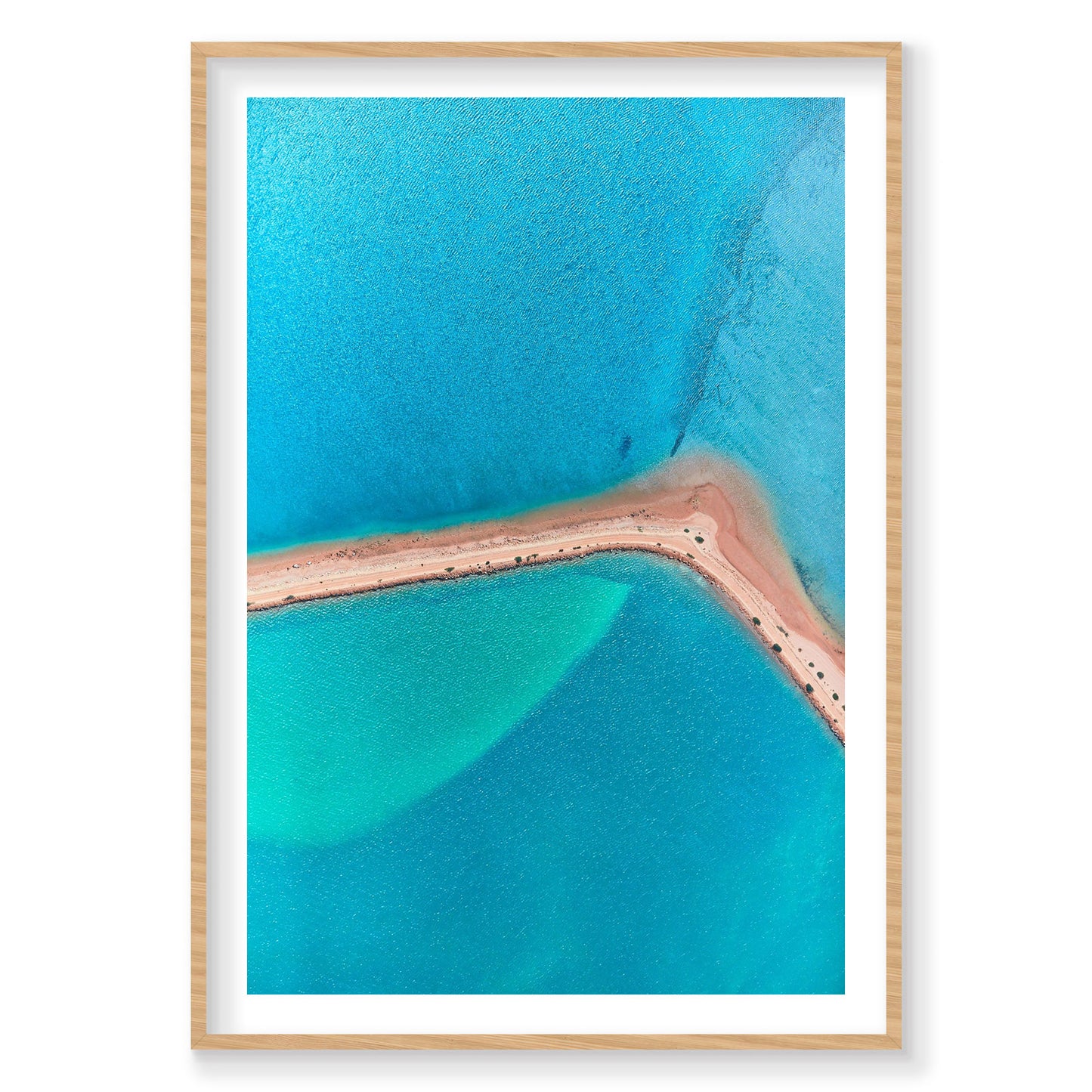 Ocean Blue, Carrarang, Vertical Print