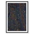 Aerial view of Icelandic earth textures with rust and gold mineral patterns, photography print by Remy Gerega