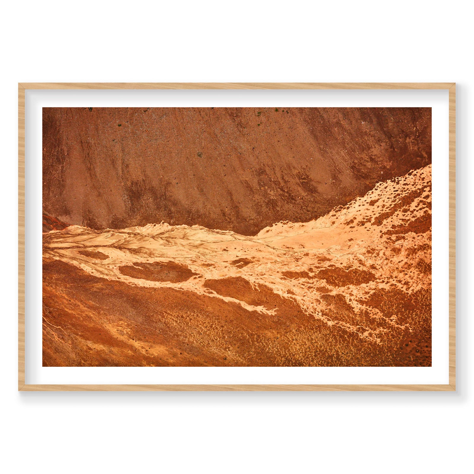Streams, Iceland, Horizontal Print