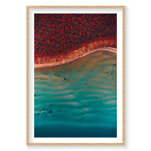 Ripples, Shark Bay, Vertical Print