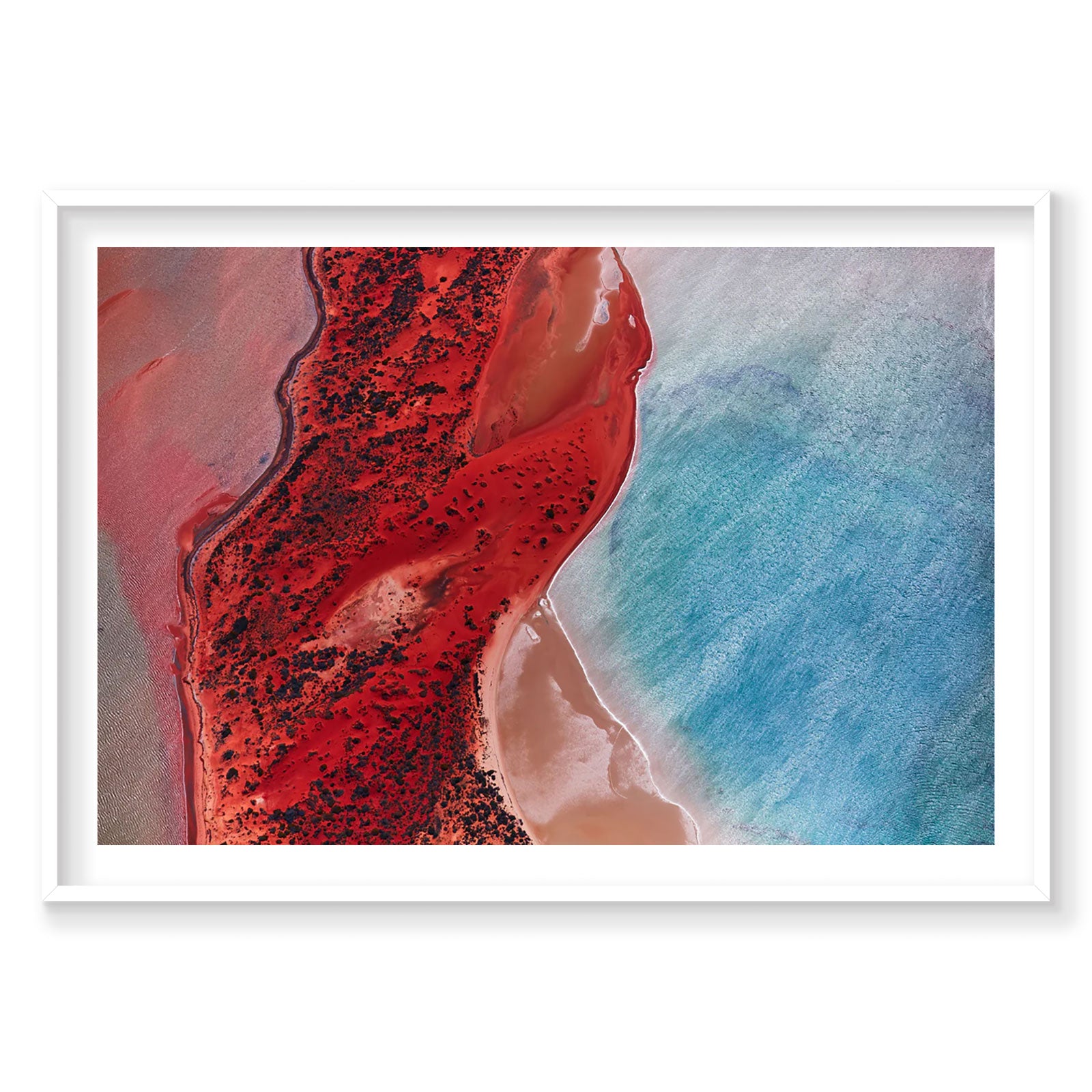 Reflections, Shark Bay, Horizontal Print