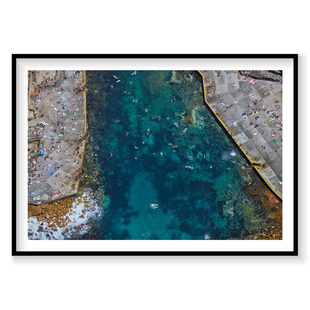 Azure Tranquility, Horizontal Print