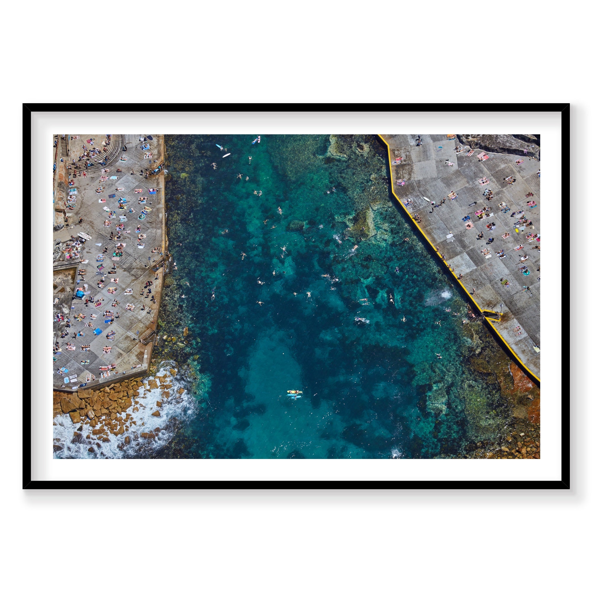 Azure Tranquility, Horizontal Print