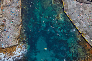 Azure Tranquility, Horizontal Print