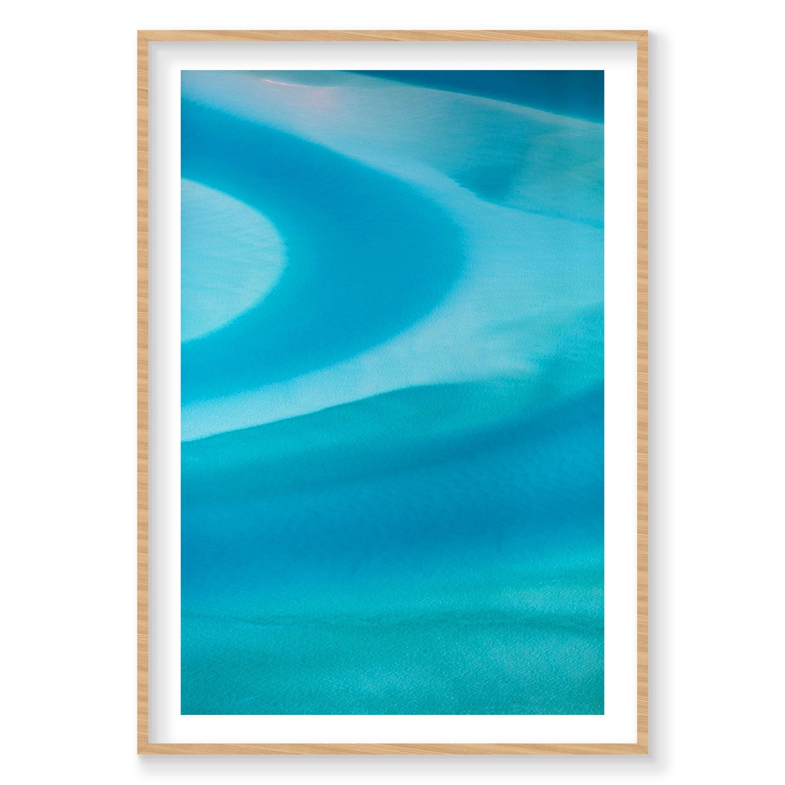 Swirls, Whitehaven Beach, Vertical Print