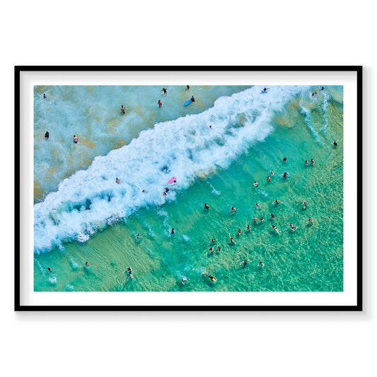 Bondi Swimmers, Horizontal Print