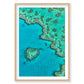 Heart Reef, Great Barrier Reef, Vertical Print