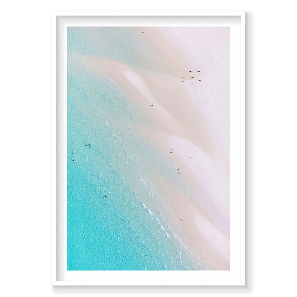 Gradient, Whitehaven Beach, Vertical Print