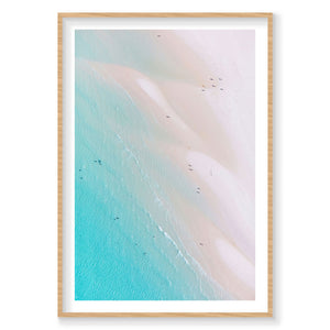 Gradient, Whitehaven Beach, Vertical Print