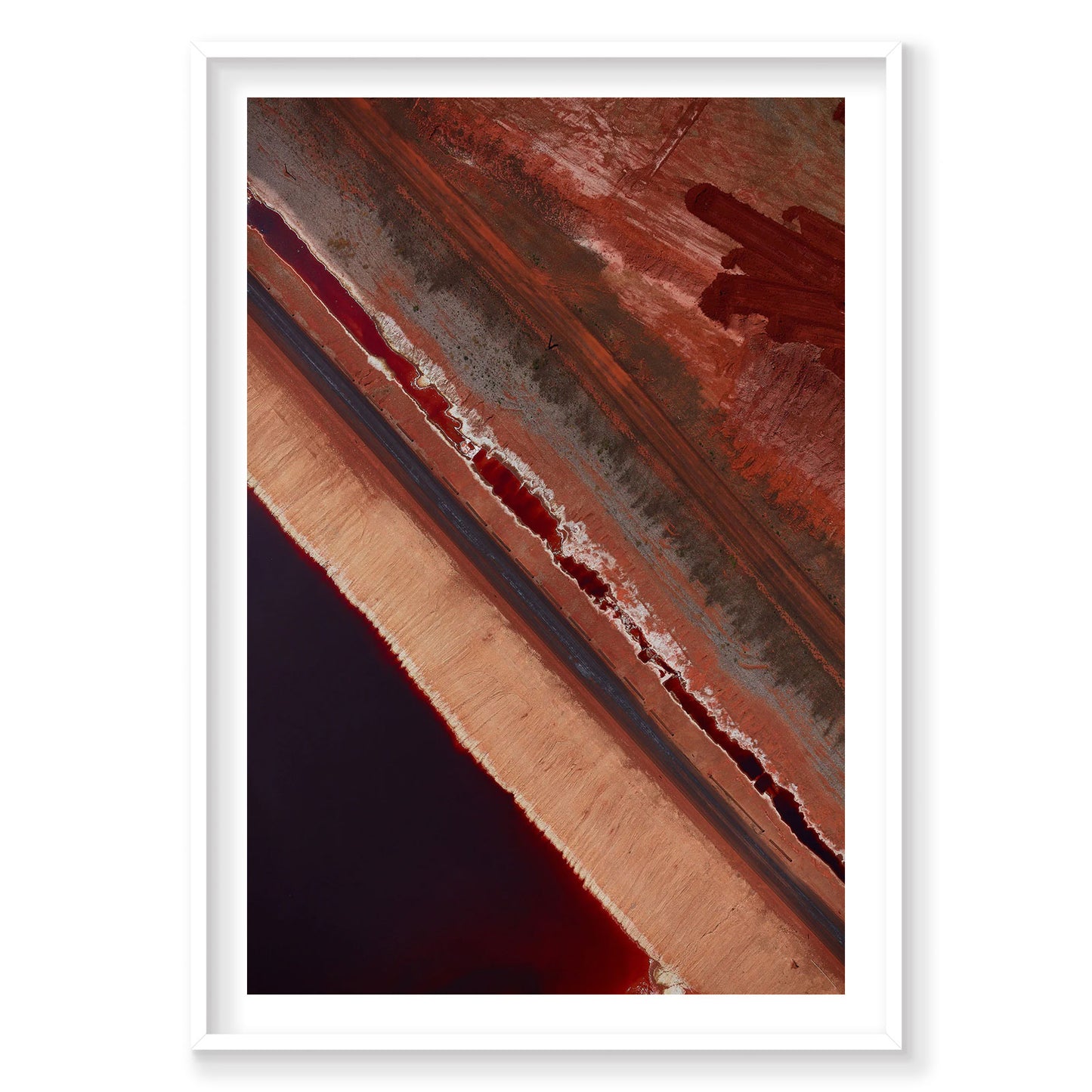 Red Mud, Western Australia, Vertical Print