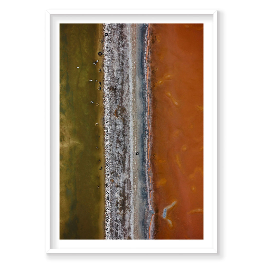 Tyre Pit, Great Salt Lake, Portrait Print
