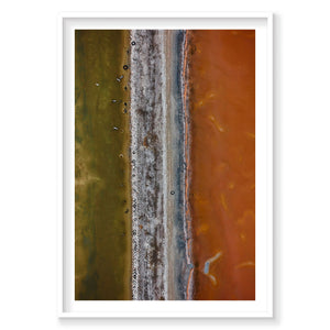 Tyre Pit, Great Salt Lake, Portrait Print