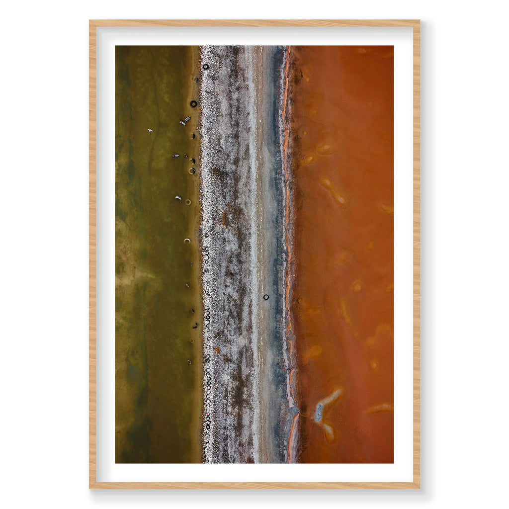 Tyre Pit, Great Salt Lake, Portrait Print