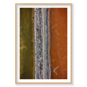 Tyre Pit, Great Salt Lake, Portrait Print