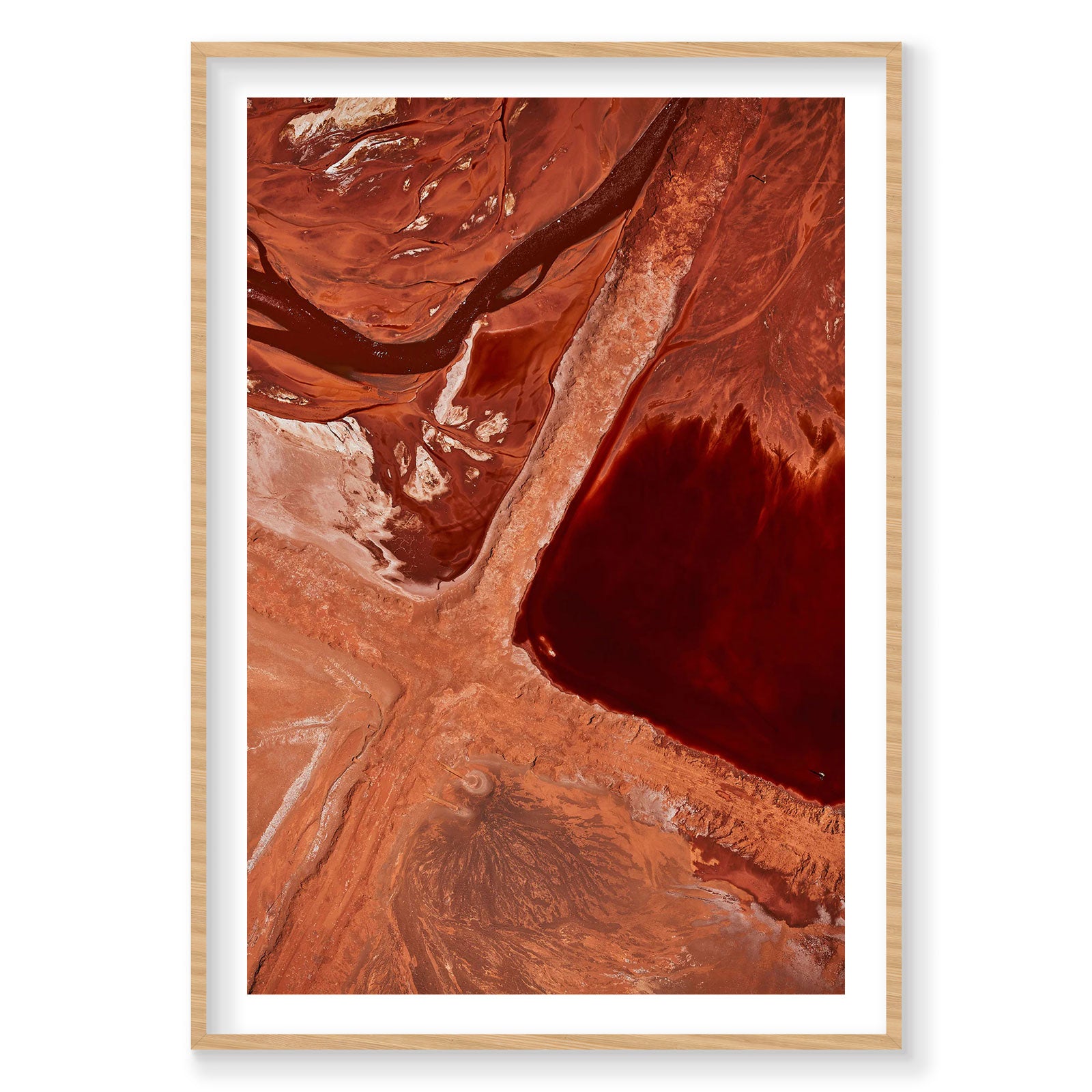 Caustic, Western Australia, Vertical Print