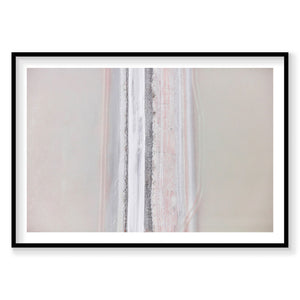 Aerial view of sun-bleached salt patterns at Great Salt Lake, photography print by Remy Gerega