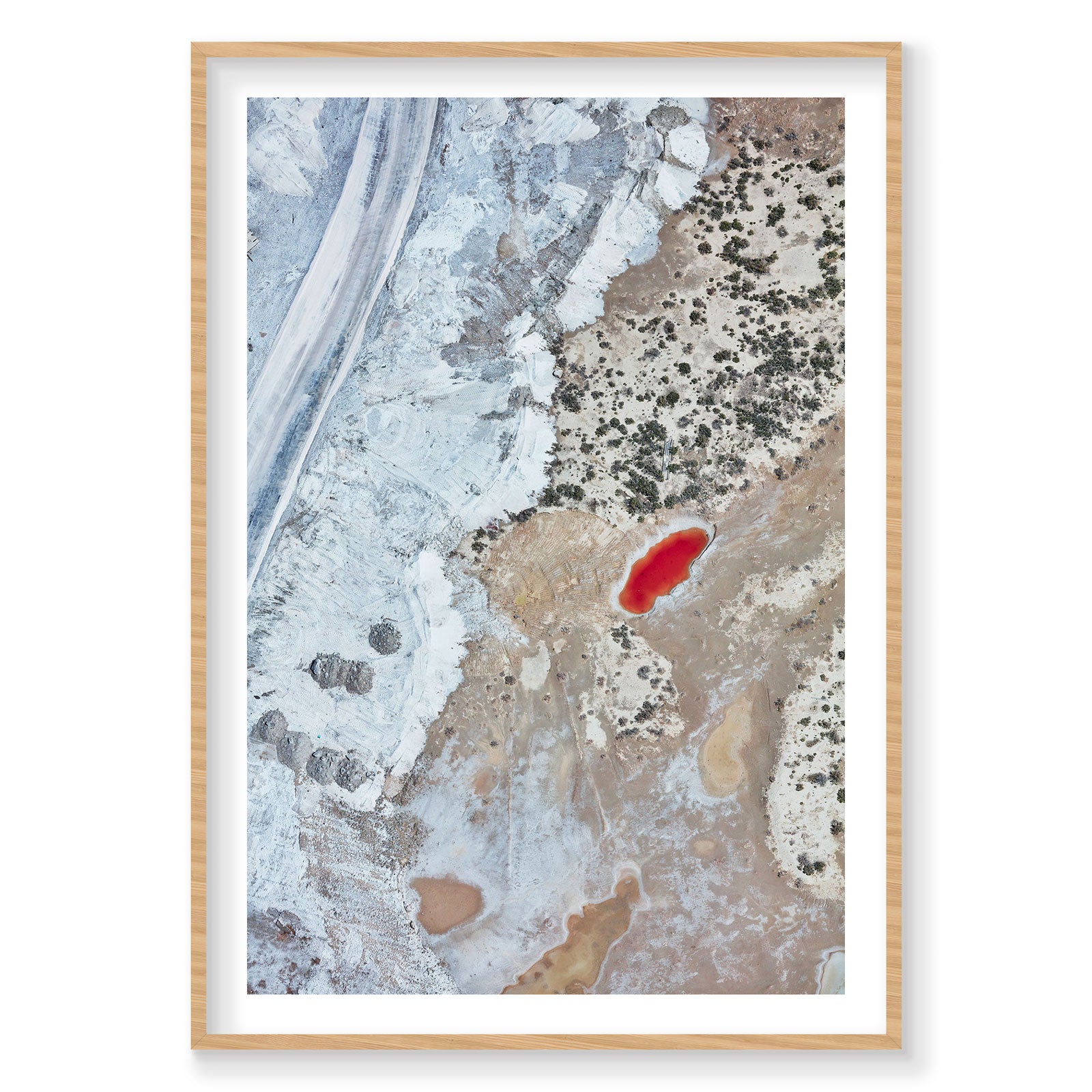 Gemstone, Great Salt Lake, Portrait Print